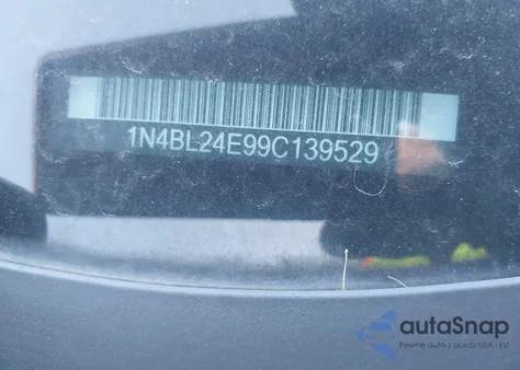 2009 Nissan Altima 3.5 Se из США, поврежденный, VIN 1N4BL24E99C139529